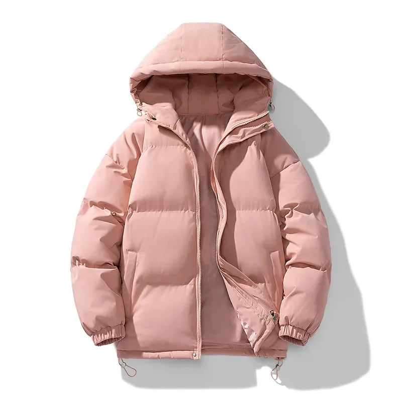 TACTYLON Unisex Cotton Jacket – Autumn Winter Warm Hooded Loose Fit Casual Coat